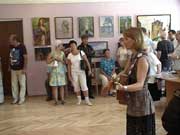 Открытие выставки в Доме творчества писателей в Комарово